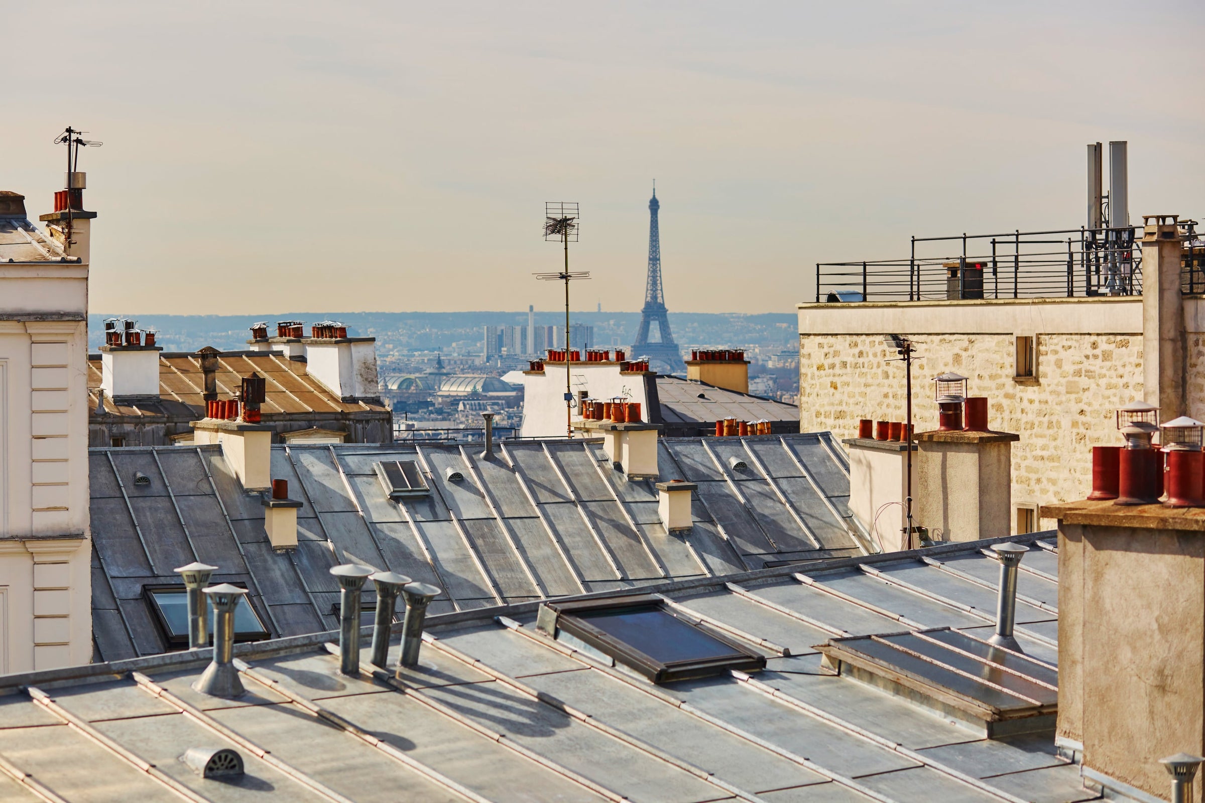 Photo des toits de Paris depuis Montmartre